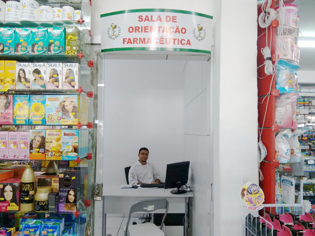 Sala de orientação farmacêutica